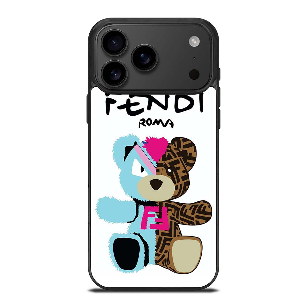 FENDI ROMA BEAR LOGO iPhone 17 Pro Max Case Cover